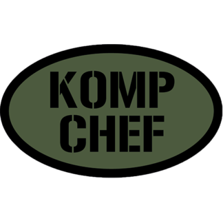 Tygmärke  <strong>KOMPANICHEF</strong>