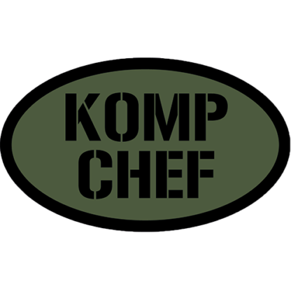 Tygmärke  <strong>KOMPANICHEF</strong>