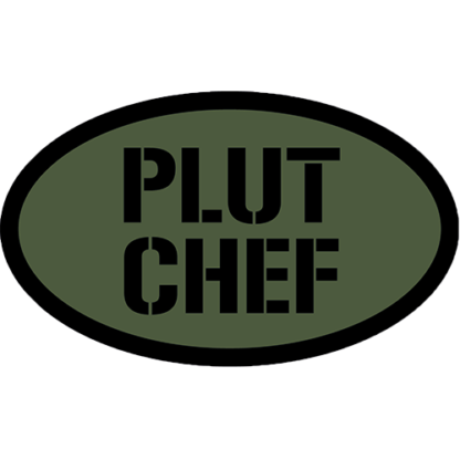 Tygmärke  <strong>PLUTONCHEF</strong>