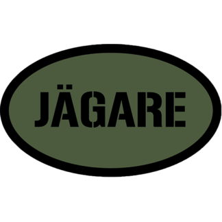 Tygmärke  <strong>JÄGARE</strong>
