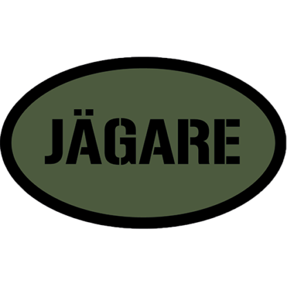 Tygmärke  <strong>JÄGARE</strong>