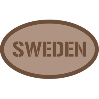 Tygmärke <strong>SWEDEN</strong> kaki