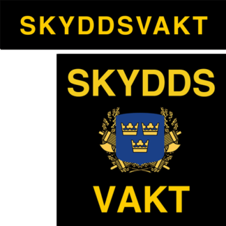 Tygmärke <strong>SKYDDSVAKT</strong> paket