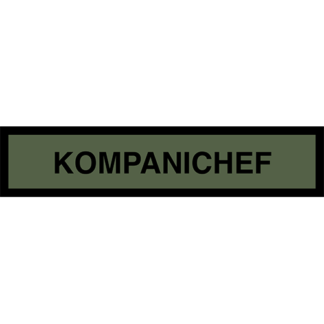 Tygmärke <strong>KOMPANICHEF</strong>