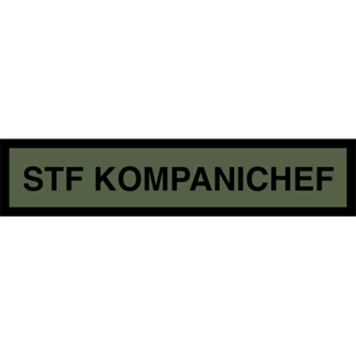 Tygmärke <strong>STF KOMPANICHEF</strong>