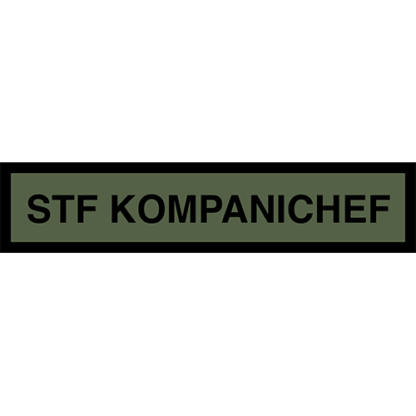 Tygmärke <strong>STF KOMPANICHEF</strong>
