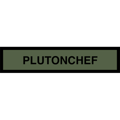 Tygmärke <strong>PLUTONCHEF</strong>