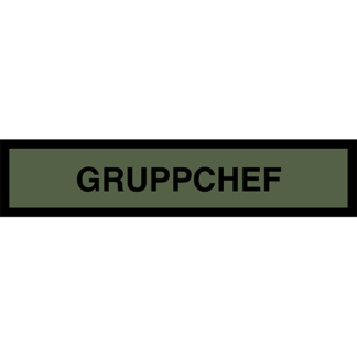 Tygmärke <strong>GRUPPCHEF</strong>