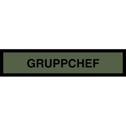 Tygmärke <strong>GRUPPCHEF</strong>