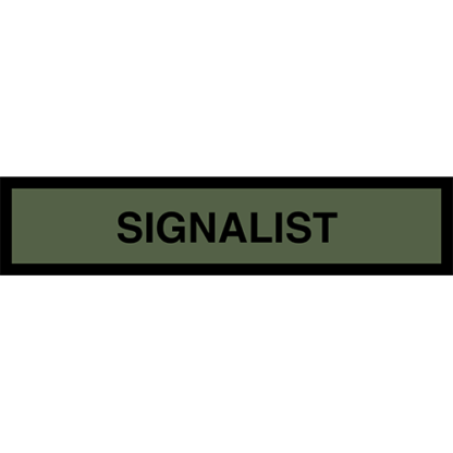 Tygmärke <strong>SIGNALIST</strong>