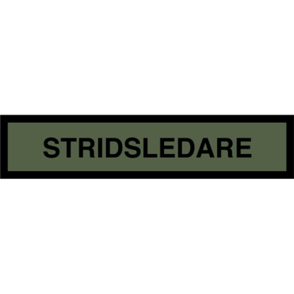 Tygmärke <strong>STRIDSLEDARE</strong>