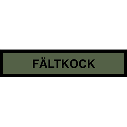 Tygmärke <strong>FÄLTKOCK</strong>