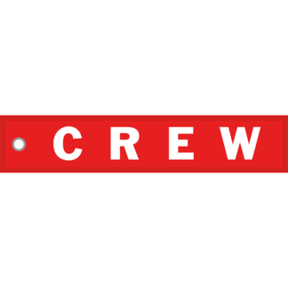 Tygnyckelring <strong>CREW</strong>