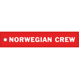 Tygnyckelring <strong>CREW NORWEGIAN</strong>